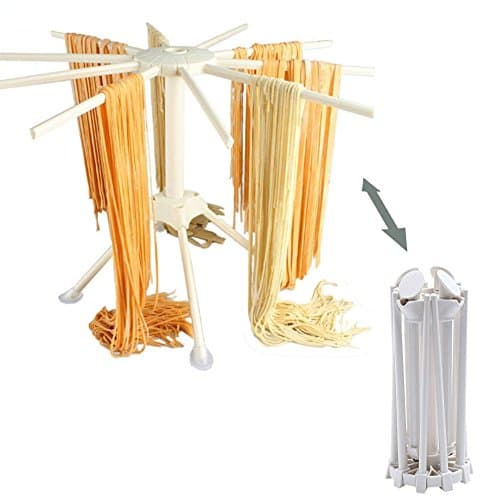 Yookay Plastic Pasta Drying Rack Collapsible,Fresh Pasta Maker Spaghetti Dryer Stand Noodle Drying Holder