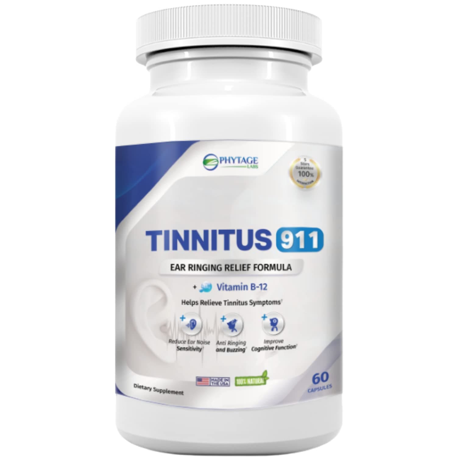 Tinnitus Relief Supplement - Ear Ringing Relief