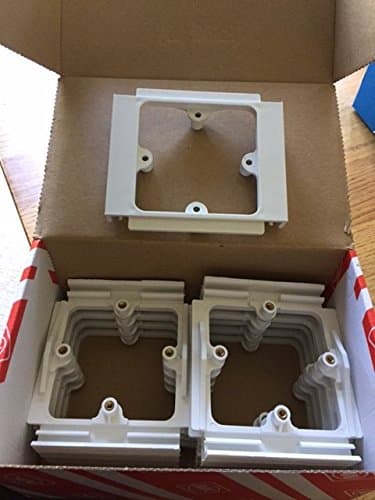 MK NSO1 NSO/1 WHI Norwich 1G Socket Mounting Frame White - Box of 10