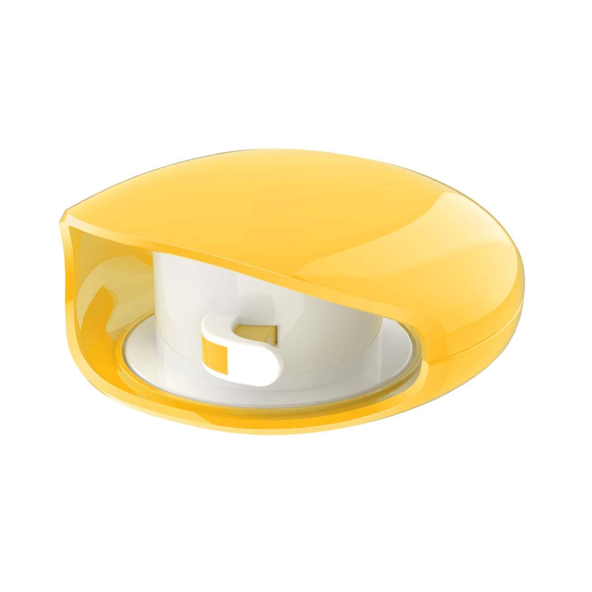 Automatic Cord Winder Wire/Wire Storage Housekeeper/Retractable Cord Organizer for USB Cables, Headphone Cable, Data Charging Cable and Other Cords. No More Tangled Cords! Yellow