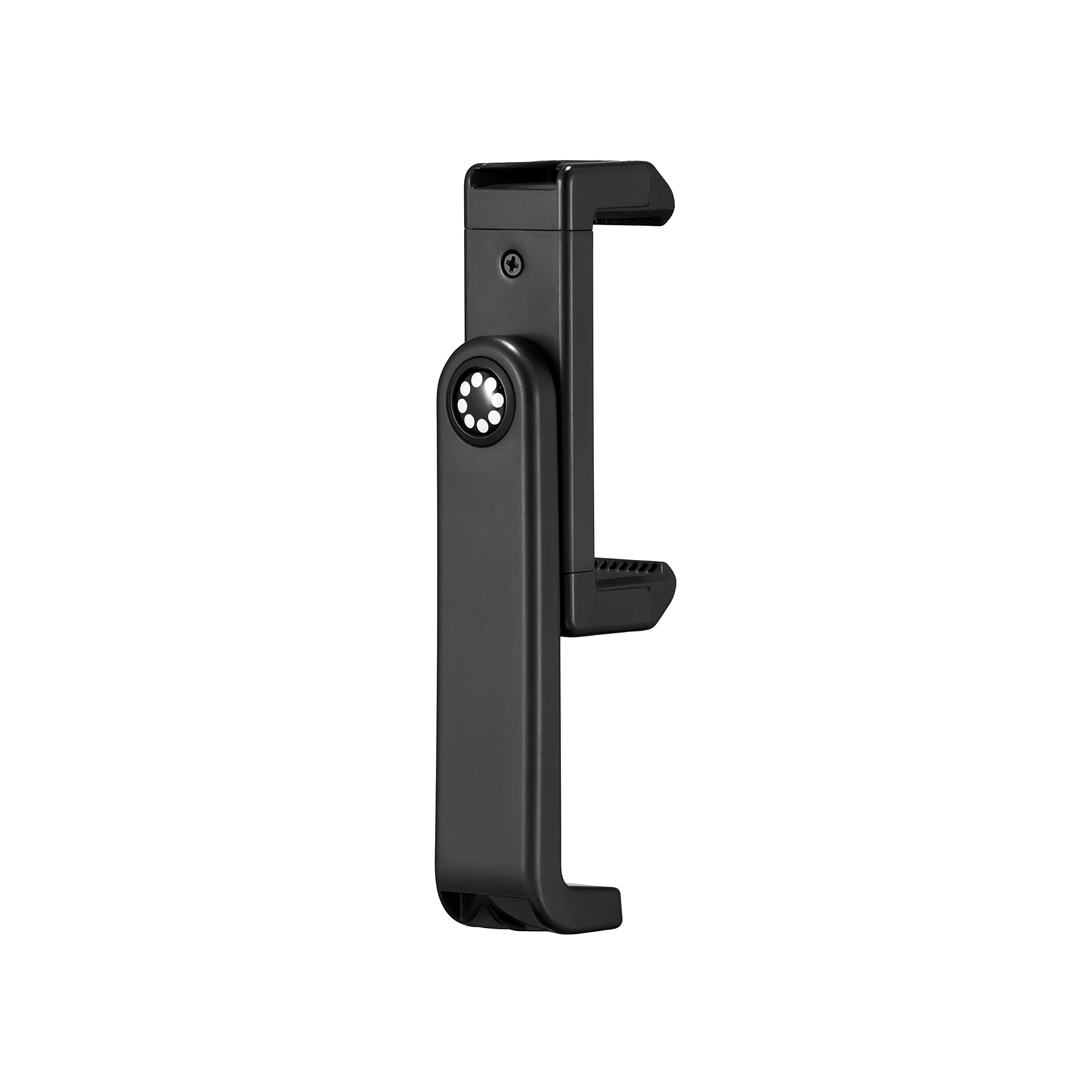 JOBYGripTight 360 Phone Mount, Compact and Durable Phone Mount with 1/4-20" Thread and Double Cold Shoe Mounts for Accessories, Fits up from 6.7 to 8.8cm Phone, Black, JB01730-BWW
