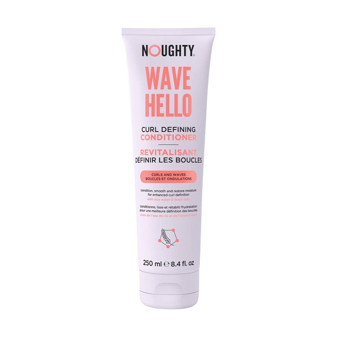 97% Natural Wave Hello Curl Defining Conditioner, to Condition, Soften and Define Curls with Sea Kelp Extract and Avocado Oil, Sulfate Free Vegan Haircare 8.4fl.oz