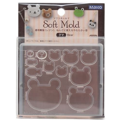 molds for Soft Clay for Making Your own Bear and Fish Shapes