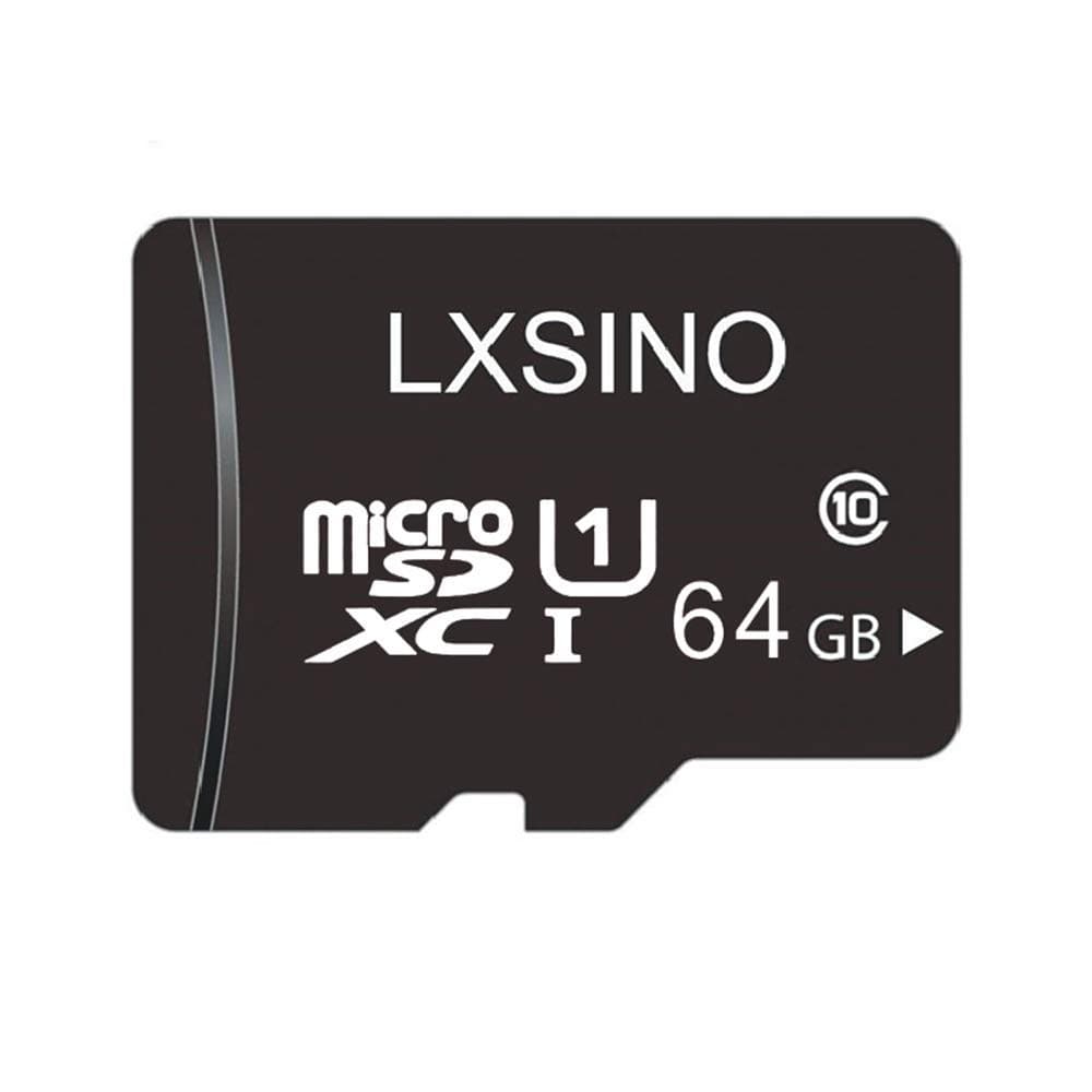LXSINO 64GB Micro SD Card MicroSDXC TF Memory Card Class10 U1 with SD Adapter