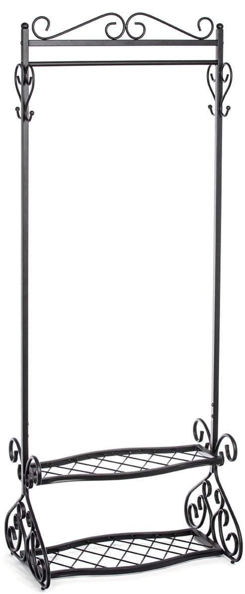 Mango Steam Elegant Brighton Shoe/Hall Tree/Coat Rack, 72 Inches Tall