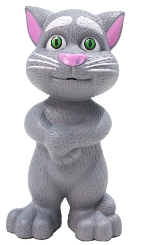 Webby Intelligent Talking Cat | Electronic Pet Talking Tom Toy Cat | Voice Recording Speaking Toys for Kids (Non Rechargeable)