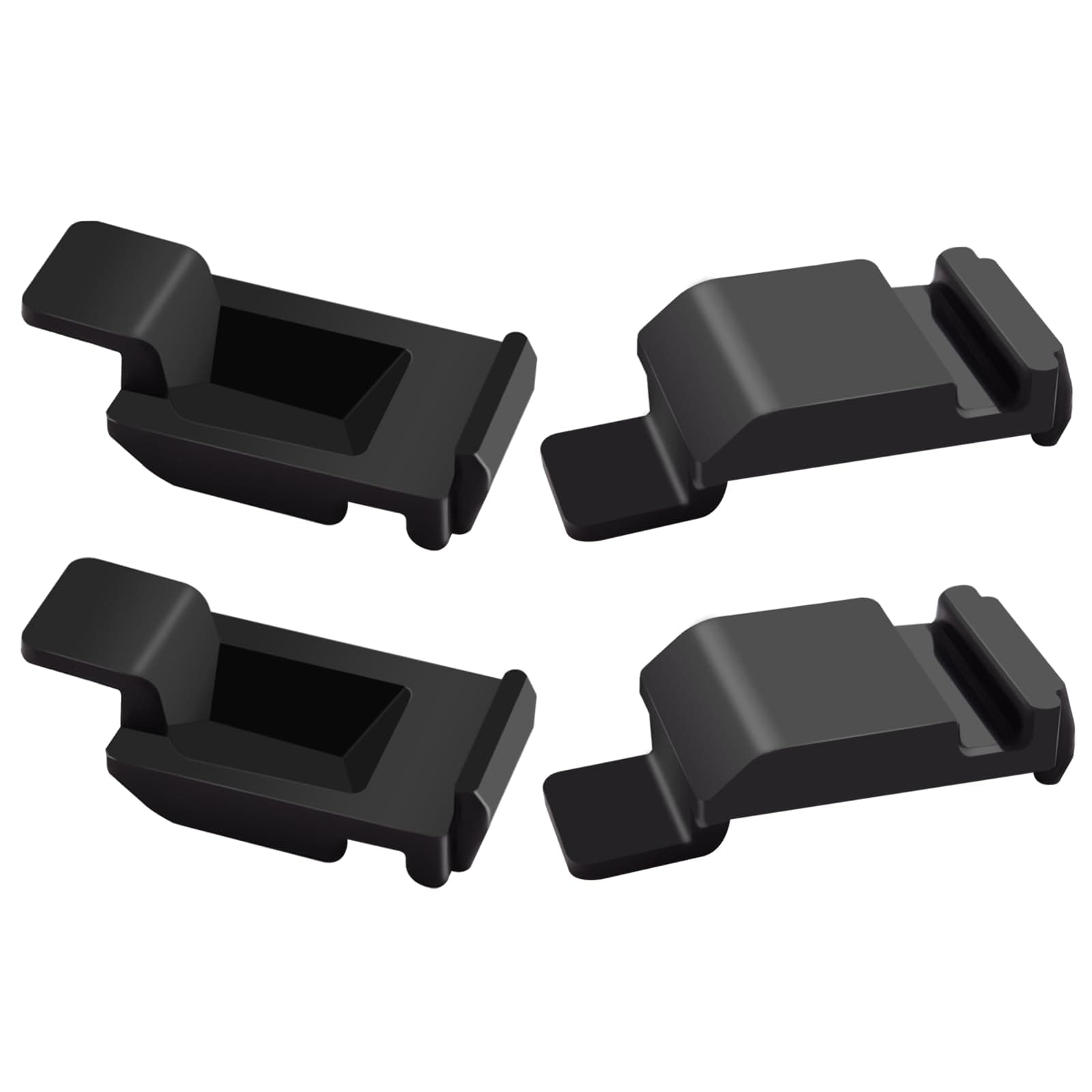 XTPTFABS 1237200104 1237200204 Door Lock Striker Kit(4 x Black Door Lock Strikers) Compatible with Mercedes W123 W126 240D 280E 300D ﻿