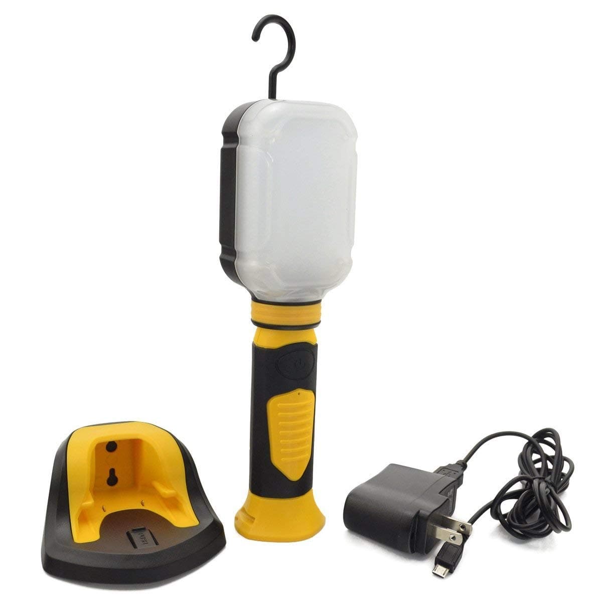 TN TONNY LED Work Light, Rechargeable Cordless Work Light with Magnetic Base 360° Rotate, Hanging Hook, Bright LED Light Inspection Lamp for Car Repair, Household, 110V, USB Charging (3.76'' x 9.1'')