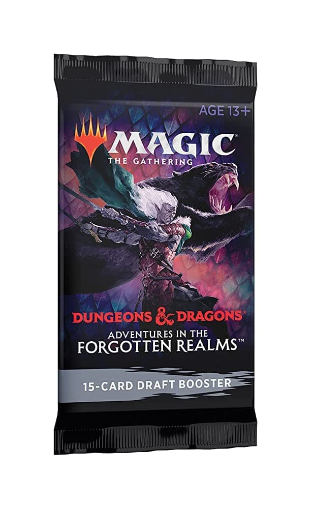Magic: The Gathering Draft Booster Pack Lot MTG Adventures in The Forgotten Realms Individual Pack