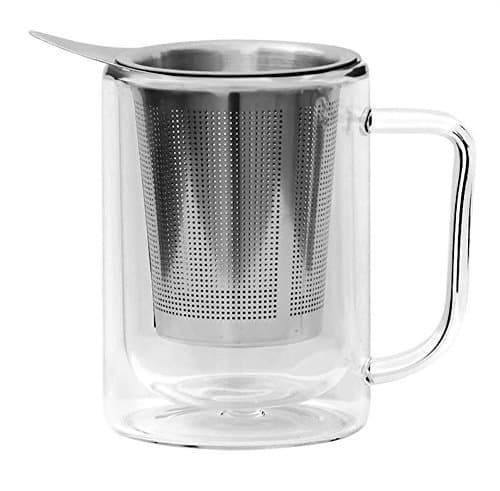 Glenburn Tea Double Chamber Glass Infuser Mug (200ml)
