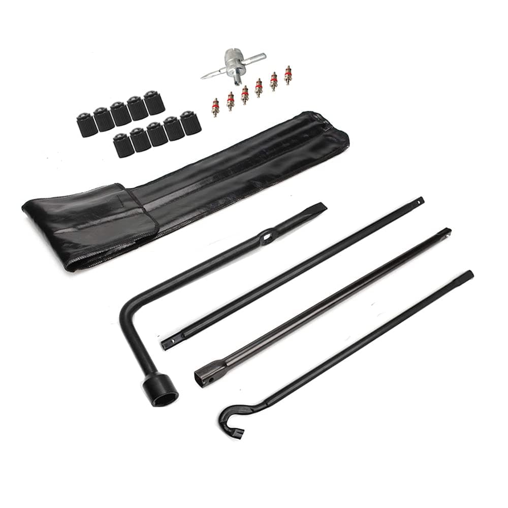 Compatible with Spare Tire Tool Kit with Tire Jack Handle and Wheel Lug Wrench 2005-2021 Toyota Tacoma