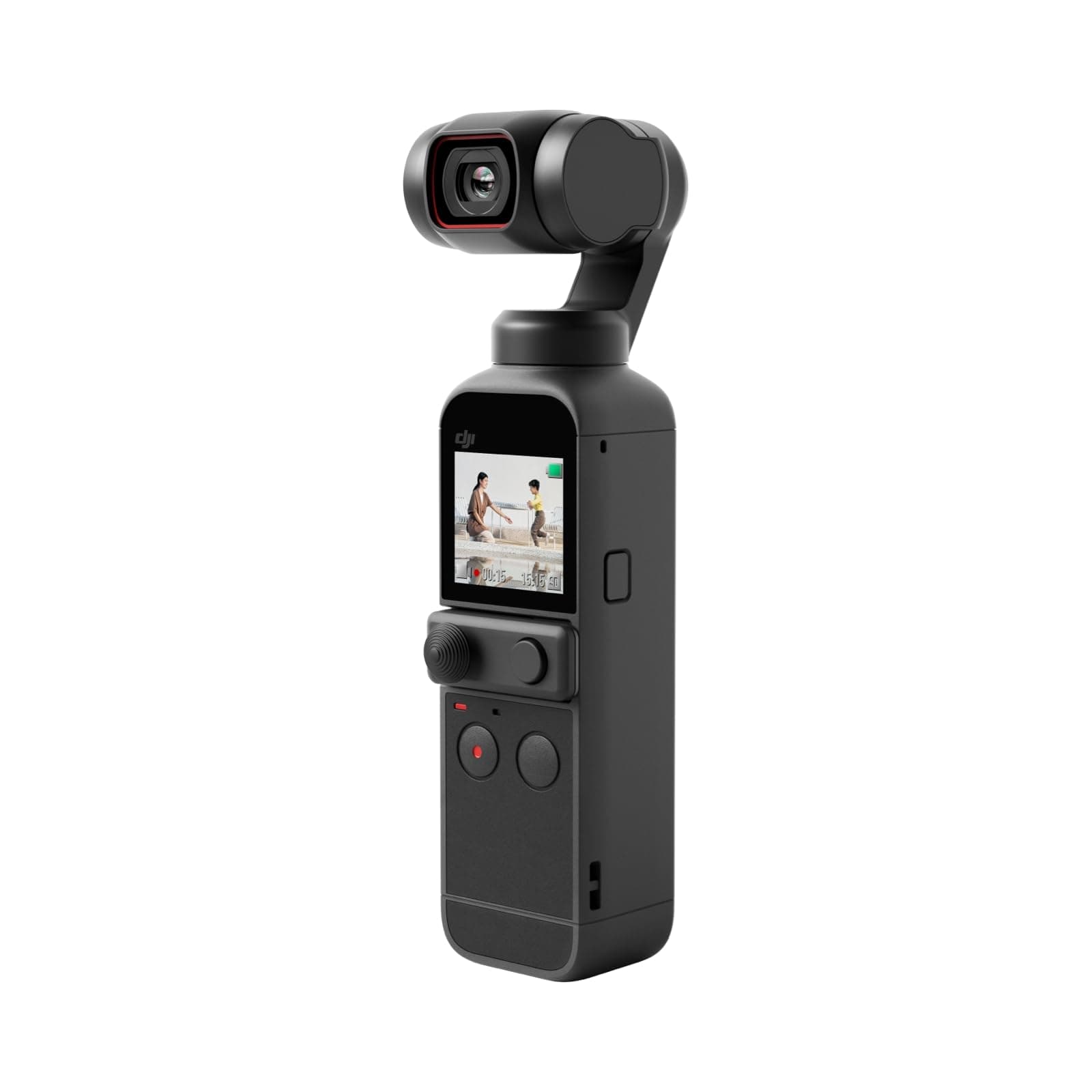 Pocket 2 - Handheld 3-Axis Gimbal Stabilizer with 4K Camera, 1/1.7” CMOS, 64MP Photo, Pocket-Sized, ActiveTrack 3.0, Glamour Effects, YouTube TikTok Video Vlog, for Android and iPhone, Black