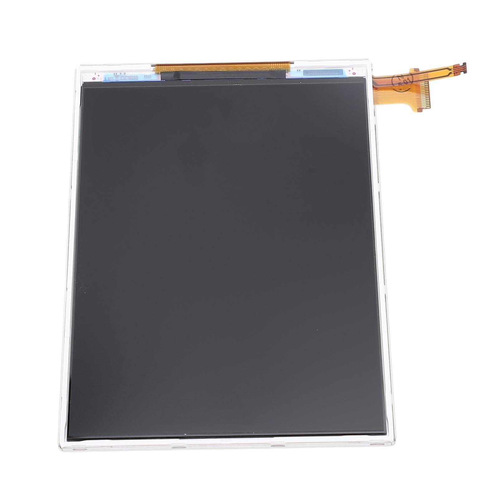 Focket Lower Bottom LCD Screen Display, LCD Screen Replacement with Protective Film for New 3DS XL LL