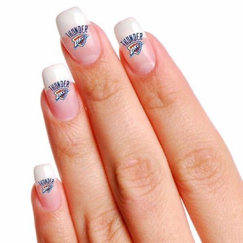 Oklahoma City Thunder 4-Pack Temporary Nail Tattoos