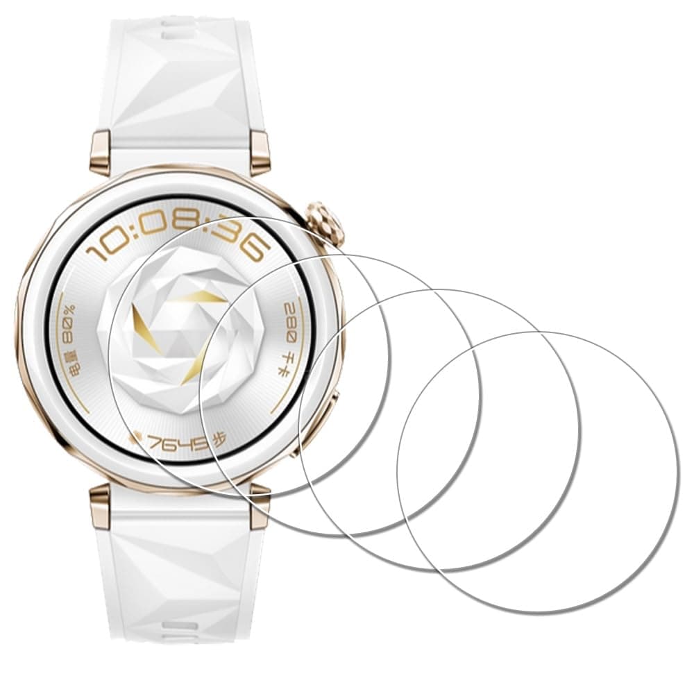 [4Pcs Screen Protector for HUAWEI Watch GT 5 Pro GT5 Pro 42mm,Tempered Glass,9H Hardness,Anti-Scrach,Anti-Bubble,Easy Installation