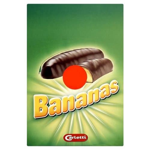 Carletti Chocolate Coated Bananas Full Box