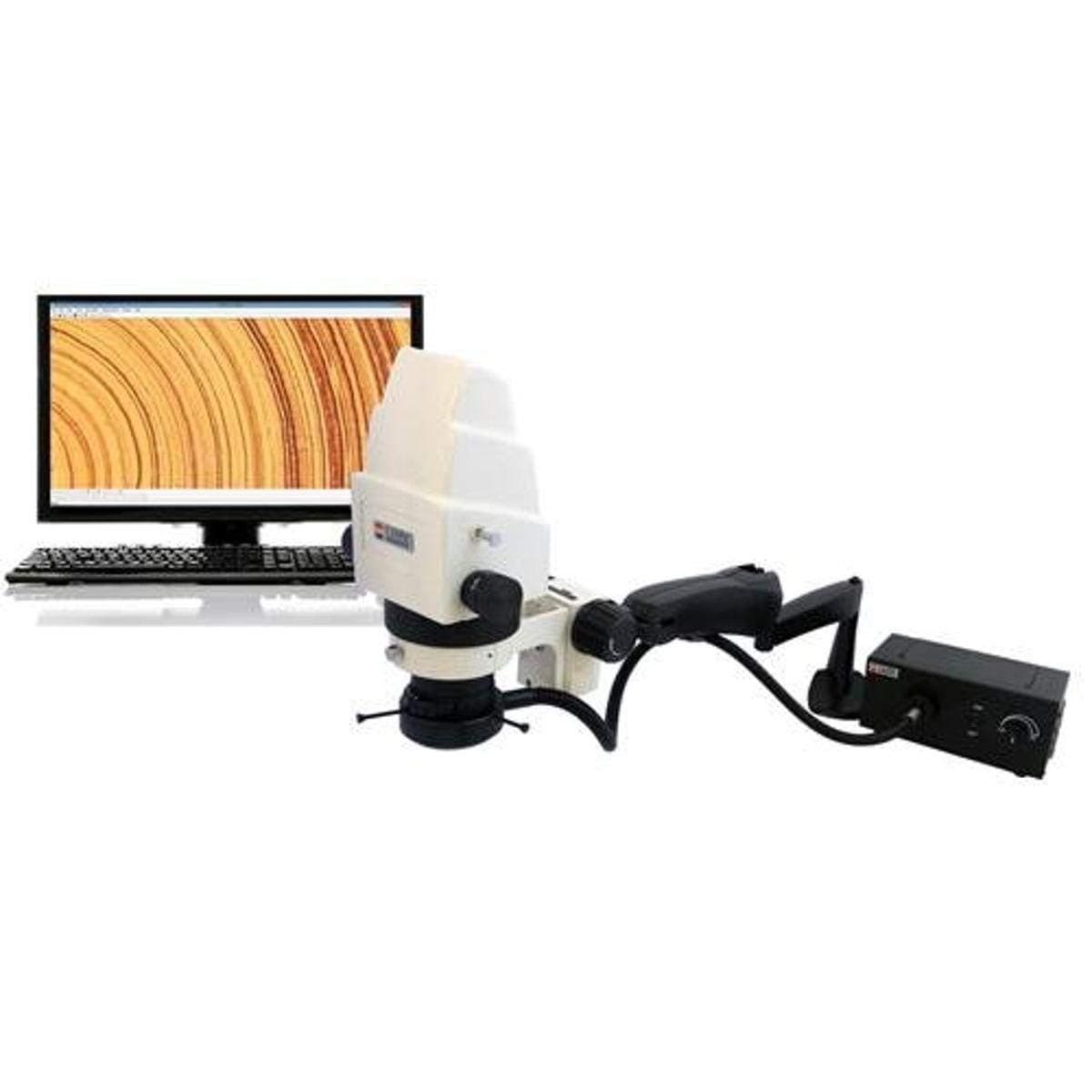 Laxco A10-MV2 Series A10 Stereo Microscope, 3MP Digital Head, 5.5X to 175X Magnification Range, 110V