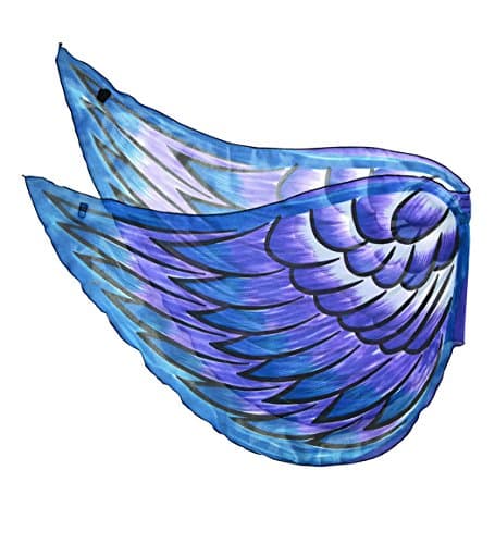 Fanciful Bird Wings, in Purple