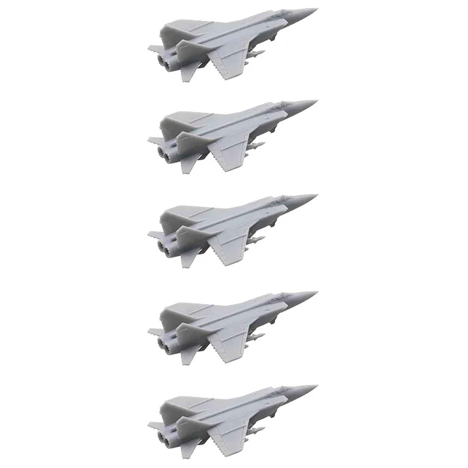 5PCS 1/2000-1/350 Scale DIY Model Aircraft Mig-31 Interceptor Airplane Resin Military Model for DIY Hobby Military Collection(1/700 (32mm))