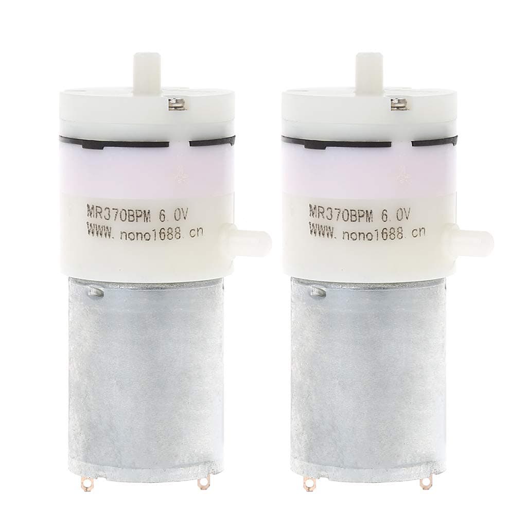 2X DC 3V-6V 5V 370 Motor Micro Mini Air Pump Vacuum for Aquarium Tank Oxygen