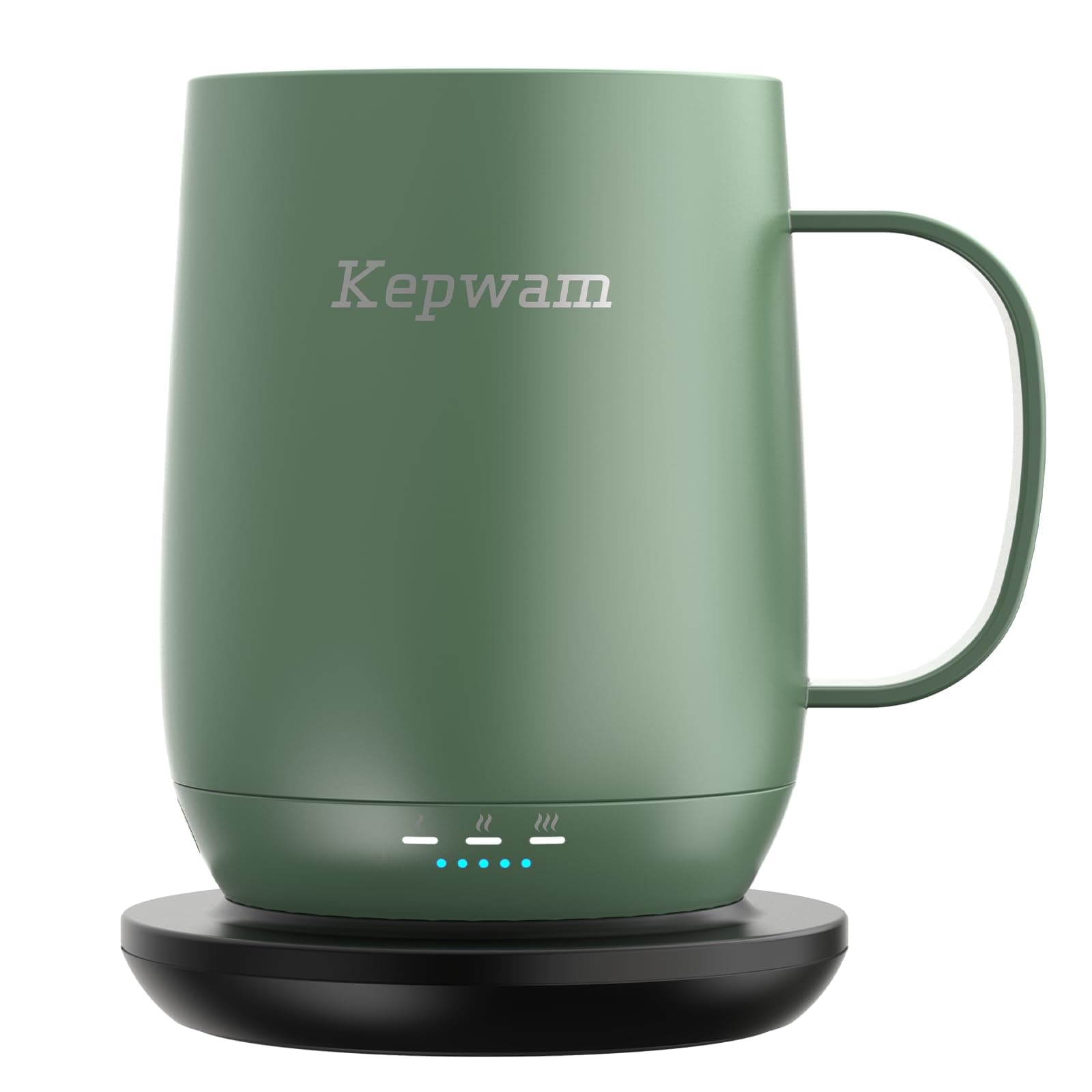 Self Heating Coffee Mug T2, 16oz Smart Heated Coffee Mug, 150 Min Battery Life - Hot up to 149℉ Temperature Control Coffee Mug Warmer, Gifts for Dad Mom (No APP)