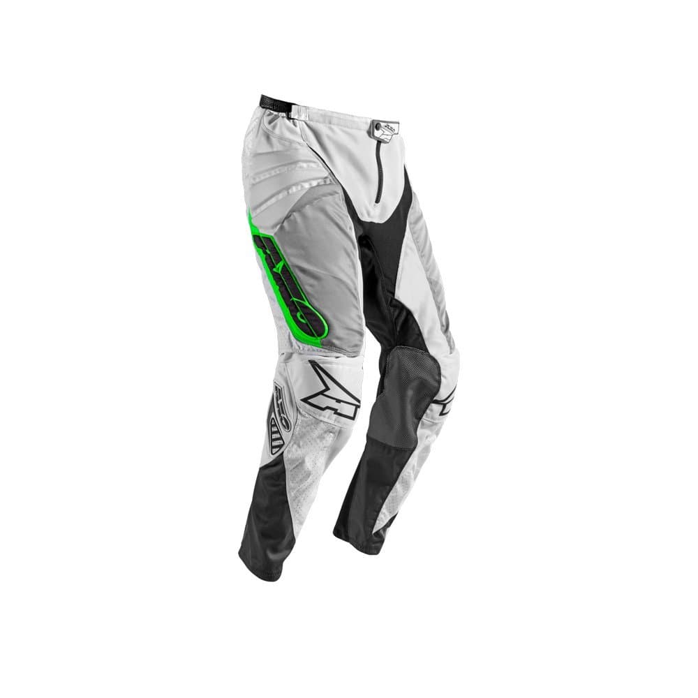 AXO Pant Prisma, White/Grey/Green, Size: 48