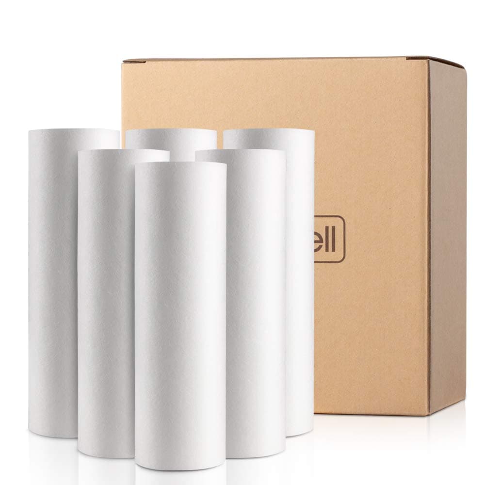 Shower Filter 720-Plus with replaceable cartridges, shower head filter with Double Filters, remove 99% chlorine (z-Replacement- 6Pcs PP Cotton Filters)