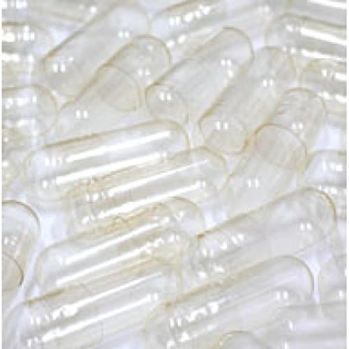 100 Empty Gelatin Capsule Size #1