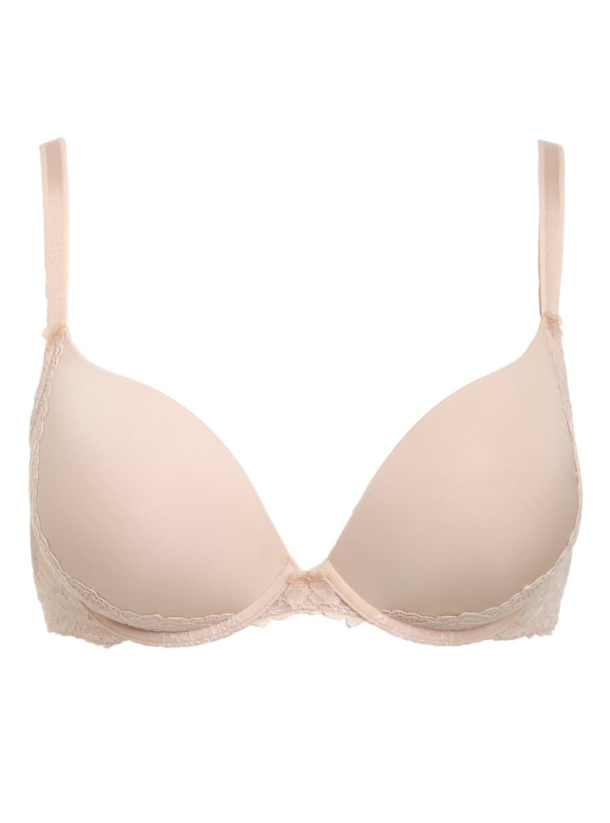 Torrid Smooth Push-Up Plunge Bra Beige/Tan