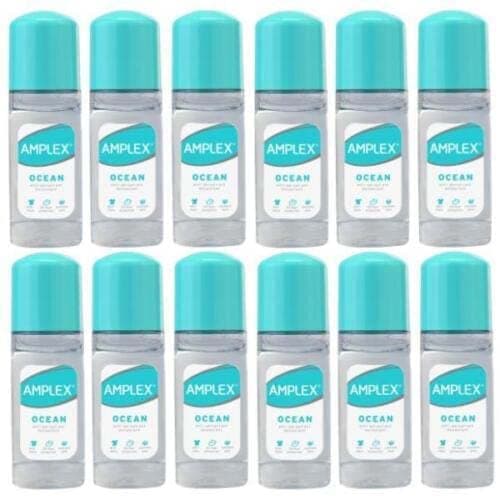 Amplex Ocean Anti-Perspirant Deodorant Roll-On 50ml | 12 Pack