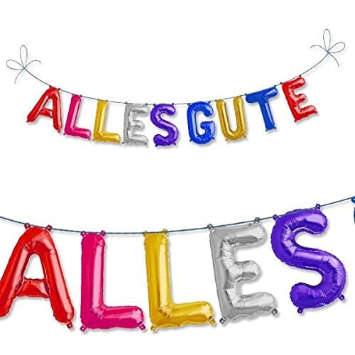 'Foil balloon set Best Wishes "