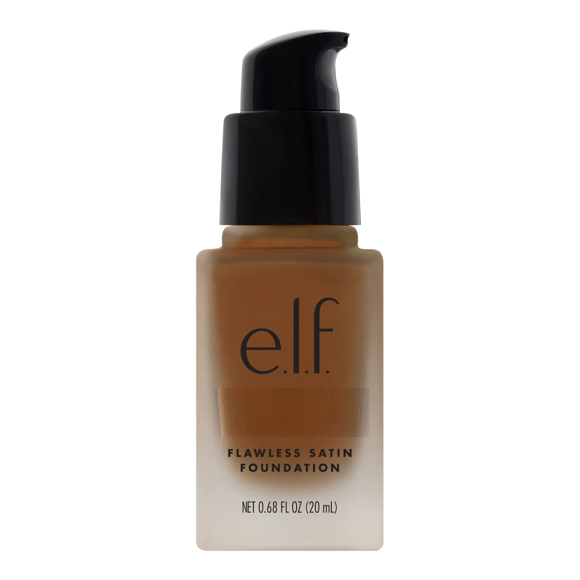 e.l.f. Flawless Finish Foundation, Lightweight & Medium Coverage, Semi-Matte Finish, Nutmeg, 0.68 Fl Oz (20mL)