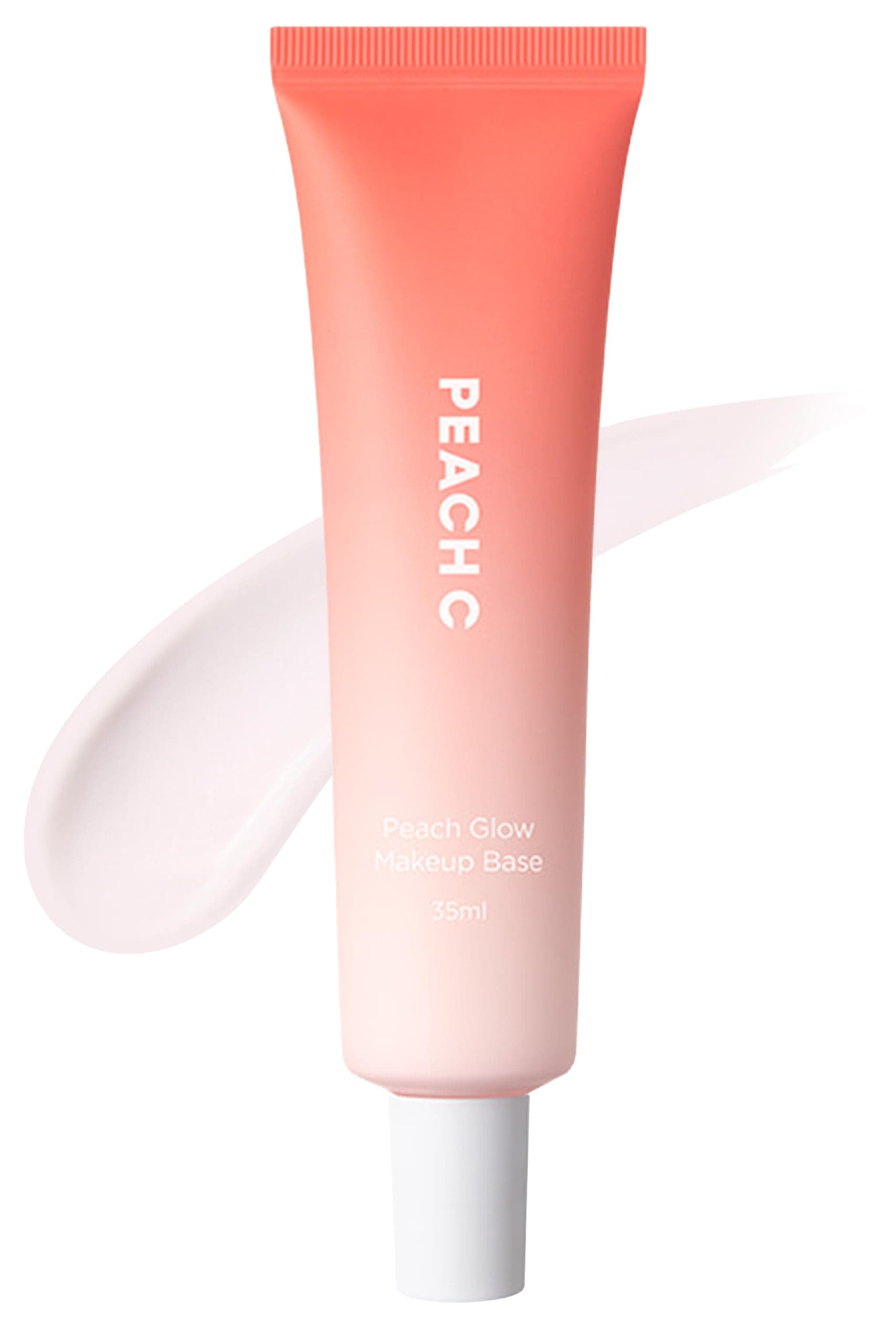 Peach Glow Make Up Base - Hydrating, Moisturizing, Illuminating Pearl Make Up Base - Lightweight, Smudge-Proof & Pearly Shimmer Korean Makeup Primer Illuminating Face Cream (1.18 fl oz)