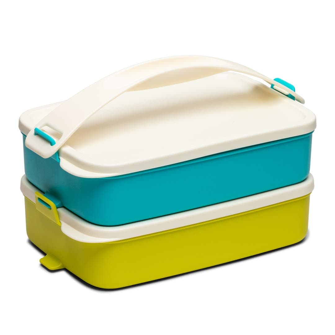 Tupperware Click to Go Lunch Carrier 900ml 2pc