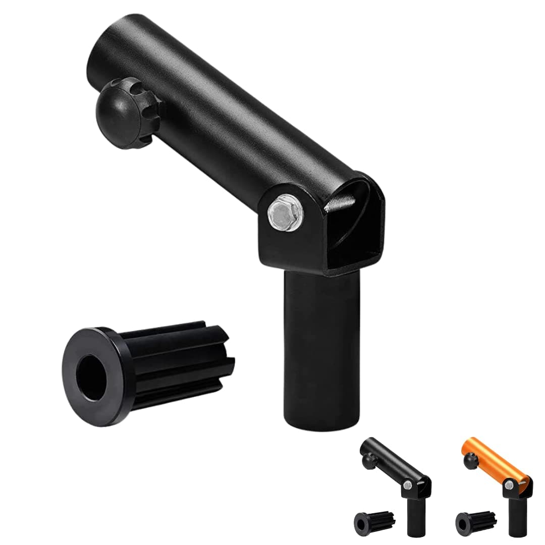 T-Bar Row Plate Post Insert Landmine Attachments – Fit 5cm Olympic Bars – Full 360° Swivel Multifunctional Gym Equipment for Full Body Workout