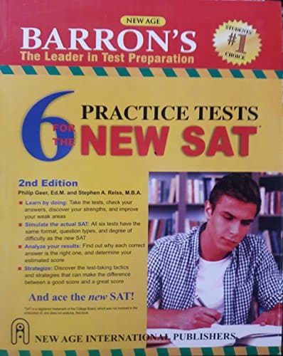 Barrons 6 Practice Tests for the New SAT