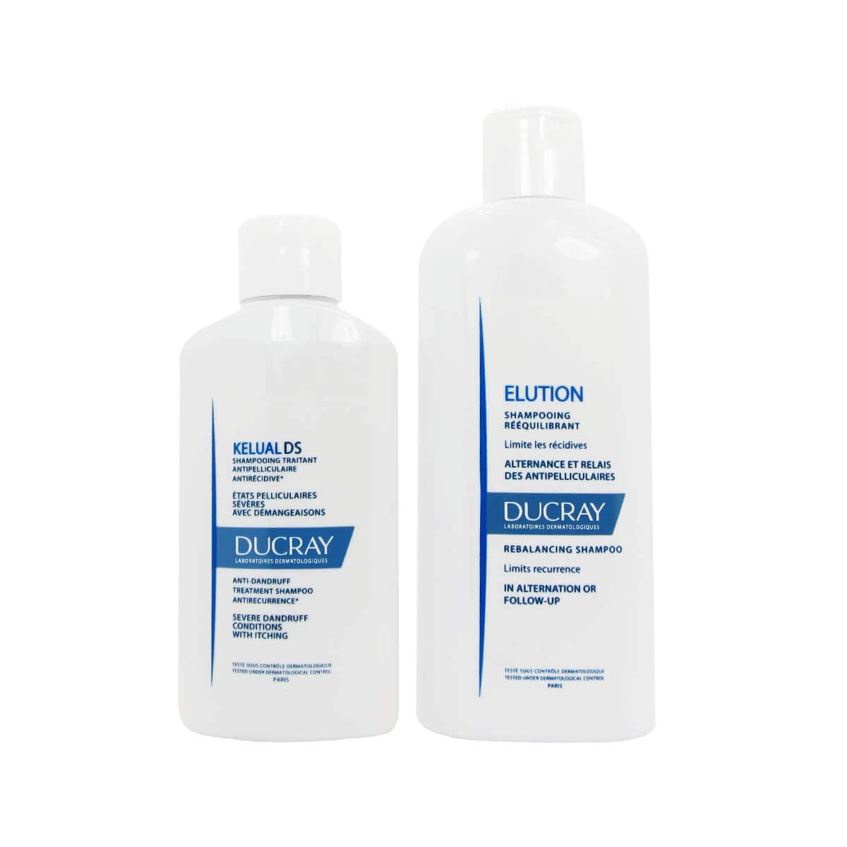 Ducray Pack Kelual Ds Squamo-reducing Shampoo 100ml + Elution Shampoo 200ml