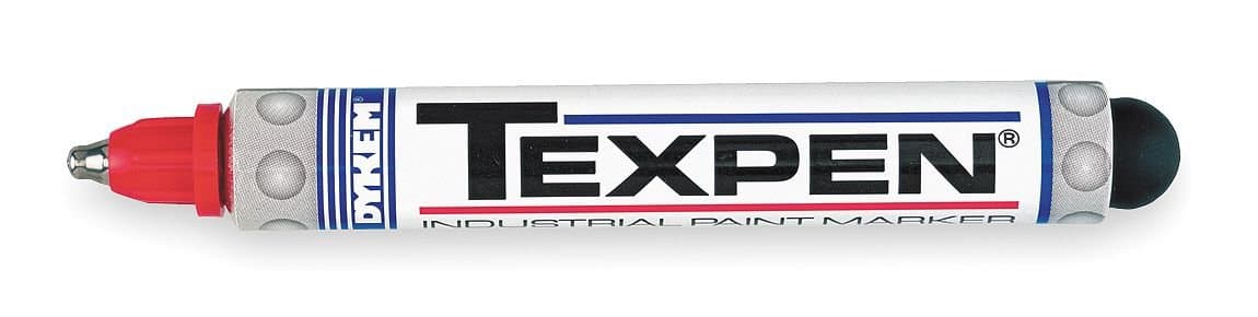 TEXPEN® Marker Red Steel Medium Tip