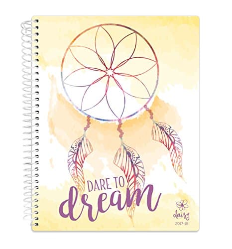 Daisy Student Planner 2017-18 Academic Year Daily Planner August 2017 Through July 2018 Elementary School Middle School Planner 7" x 9" - Dream Catcher