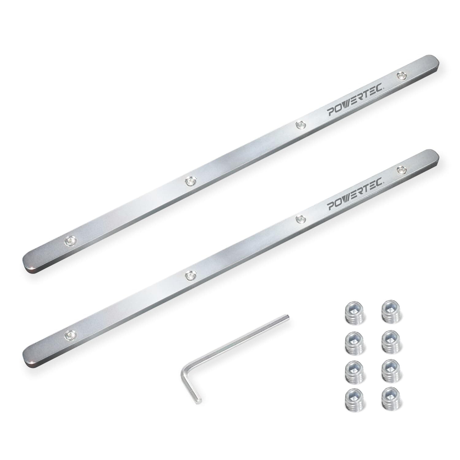 POWERTEC 71358 Track Saw Guide Rail Connector Set for Festool Makita DeWalt Triton 2-Pack