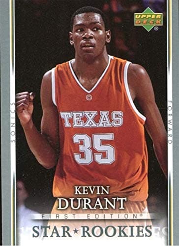 2007-08 Upper Deck - Kevin Durant - First Edition Star Rookies - Basketball Rookie Card - RC Card #202
