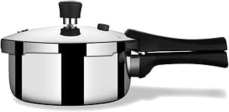 Xpress Triply 1 L Pressure Cooker Baby, Induction Cooker, Outer Lid Pressure Cooker, Induction & Gas Stove Compatible, 5 Years Warranty