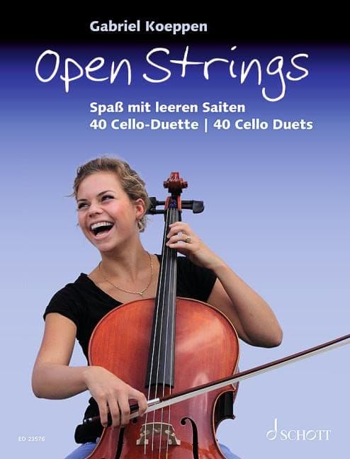 Open Strings: Spaß mit leeren Saiten. 2 cellos. Recueil de pièces instrumentales.