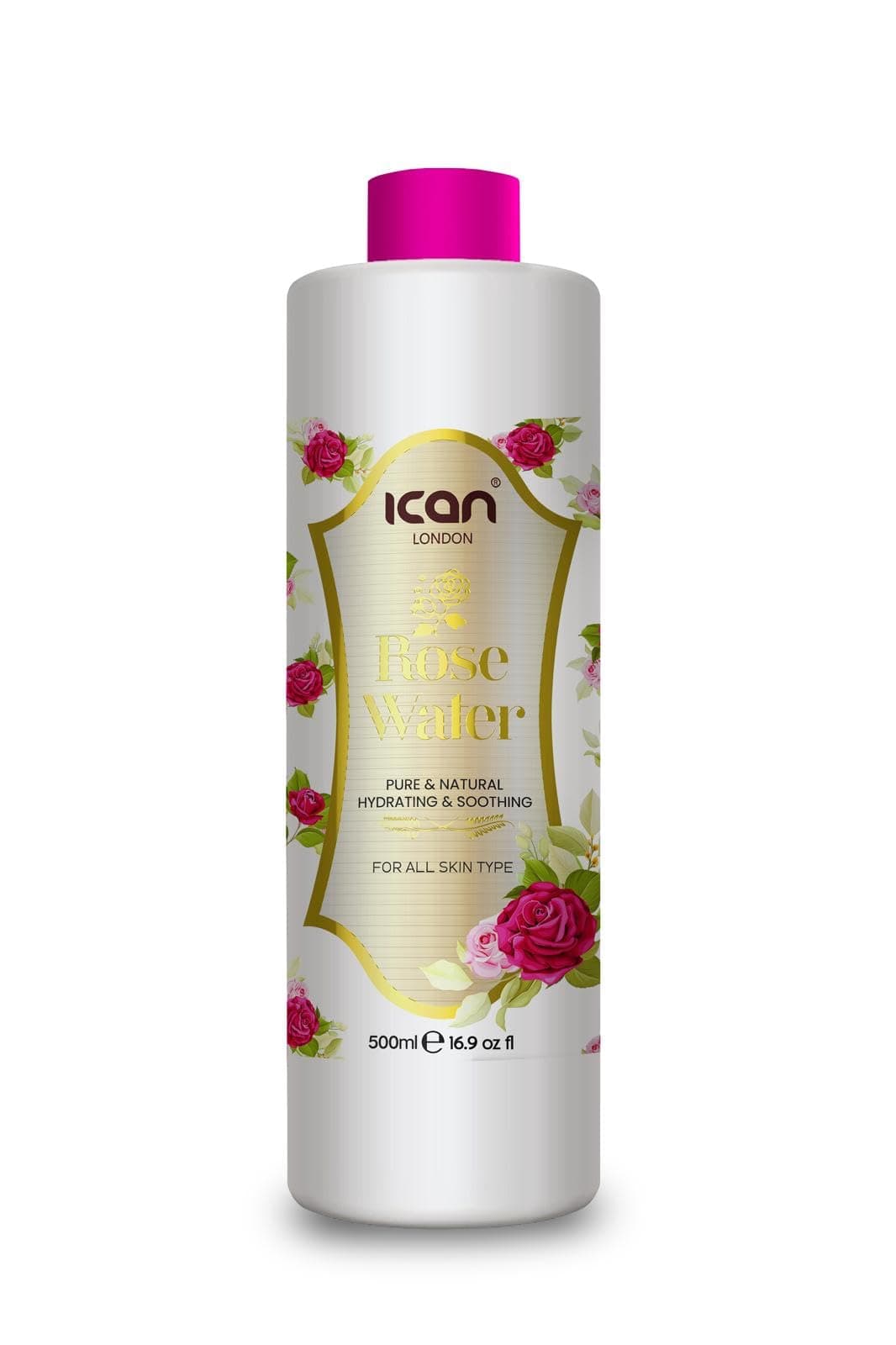 Ican London Natural Rose Water, 500ml (1)