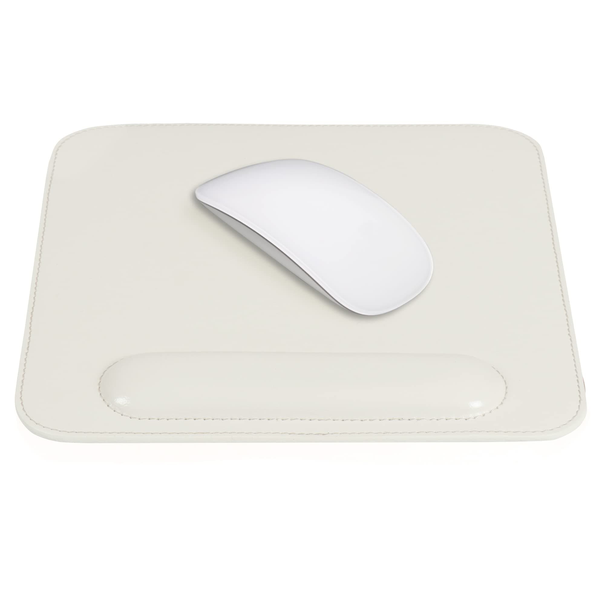 Londo Leather Mouse Pad with Wrist Rest – Ergonomic Support, Non-Slip Base, Smooth Surface
