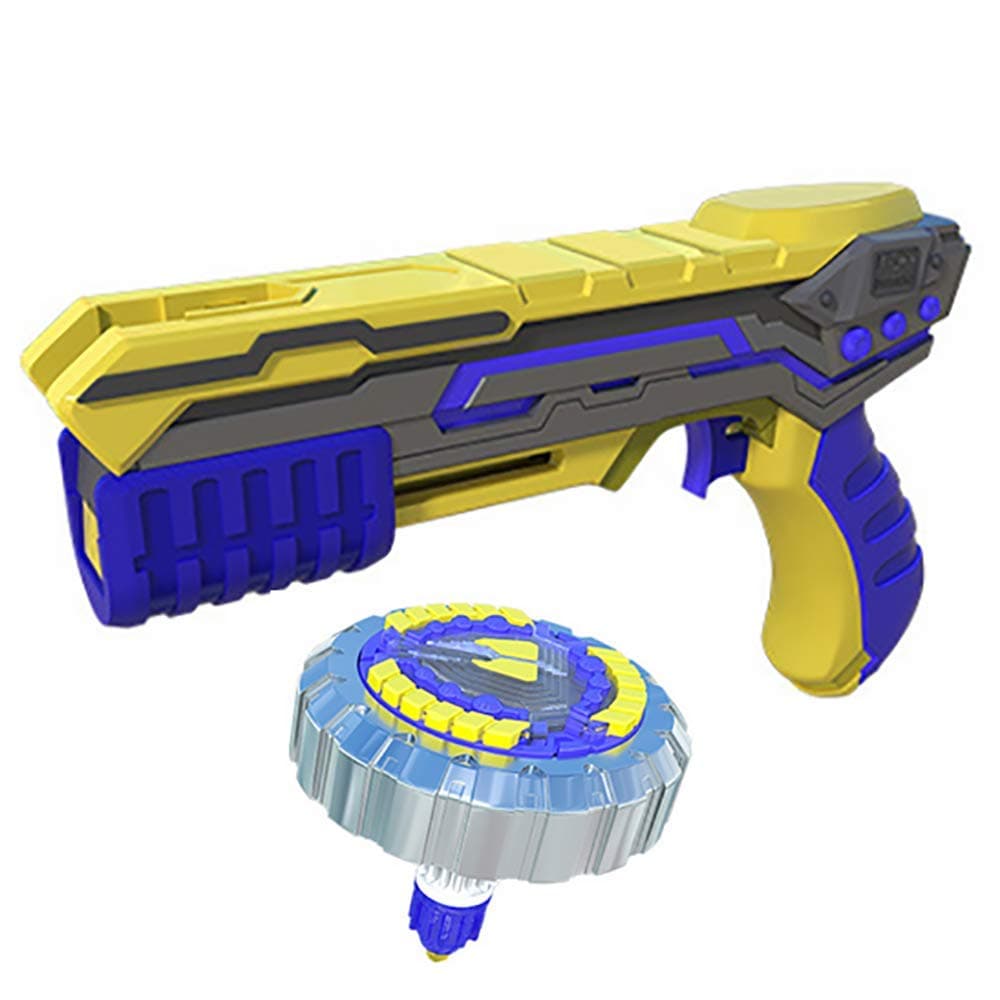 0BEST Magic Spinning Top Burst Pack and Launcher 4th Generation Mini with Launcher (Blue)