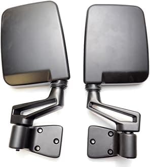Military Vehicle Mirrors - Set Of 2 - fits Humvee, M998, H1, Hmmwv, X-doors, Hummer, M1038, Sport Style