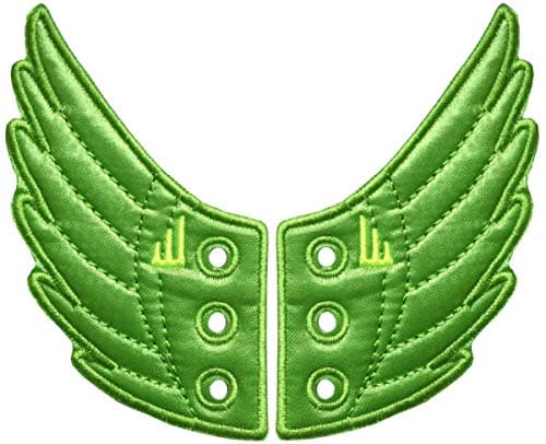 Shwings Shoe Accessories: Apple Green Wings