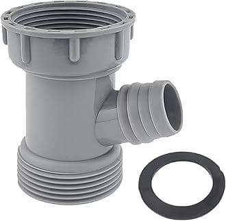 2Pcs Sink Dishwasher Drain Hose Adapter, Y-Shaped 1-1/2 Inch Kitchen Sink drain Pipe Connector, for Tubular Drain/Branched Tailpiece Applications