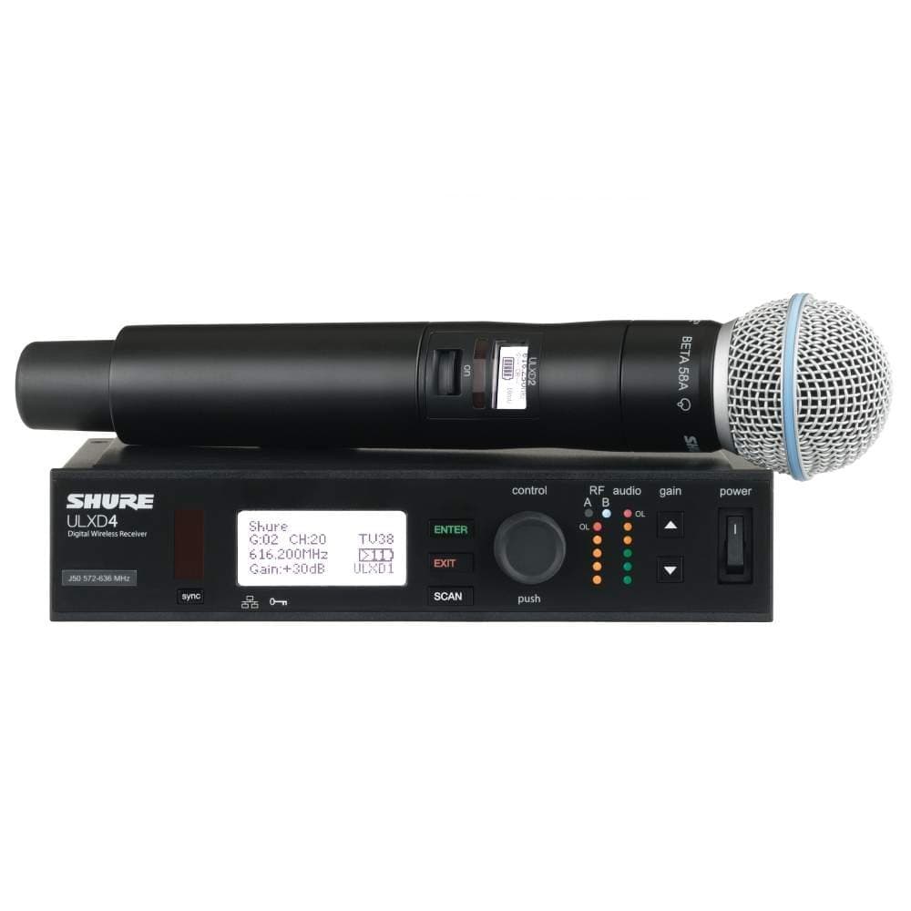 ULXD2 Digital Handheld Wireless Transmitter with Beta 58A Microphone